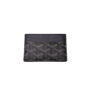 GOYARD Saint Sulpice Card Wallet black Goyardine canvas